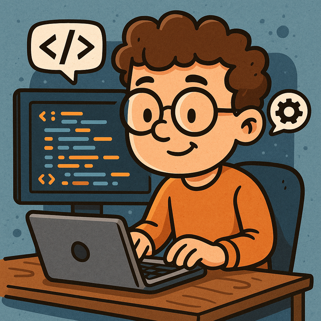 20250714 0526 kodluk karakter karikatürü simple compose 01k03c0bhdfw9bd06ry7cqdwsm